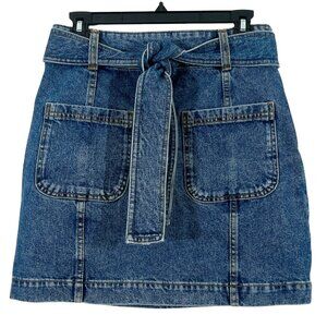 Sezane Gillie Denim Skirt Size 38 / US 6 Pre-Loved